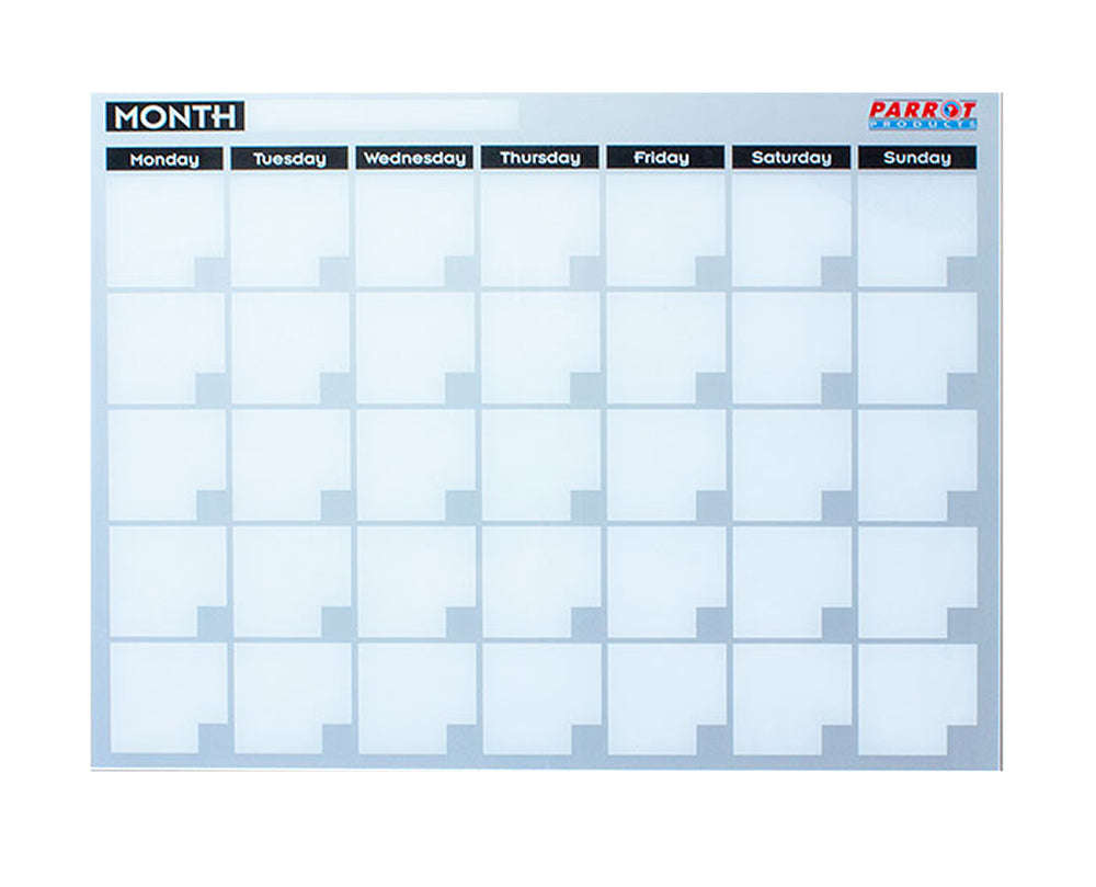 MONTHLY PLANNER CAST ACRYLIC 600 X 450MM