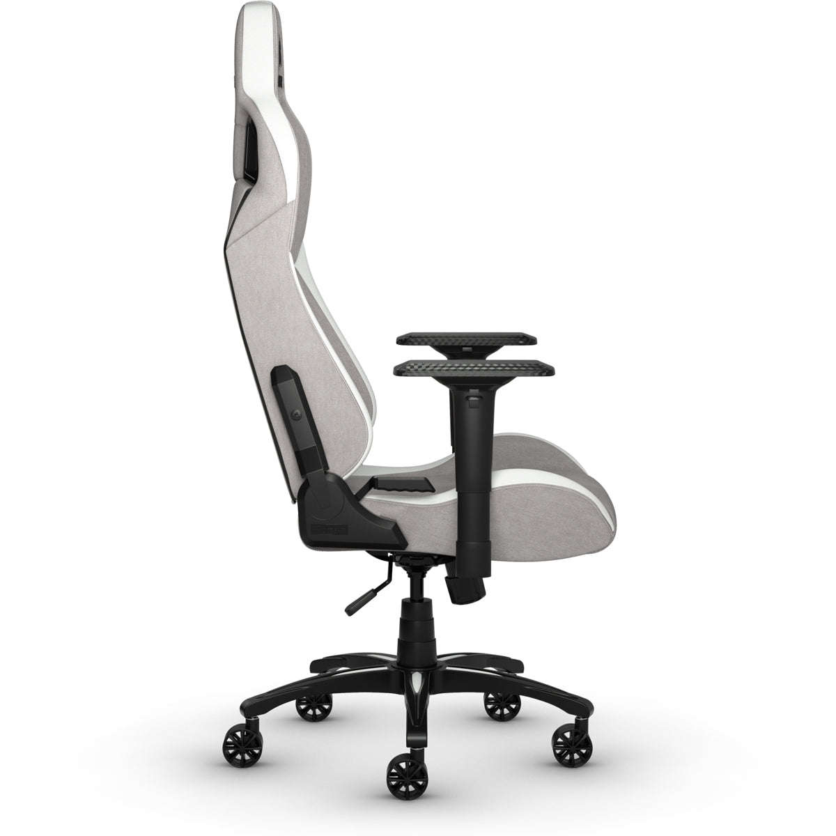 CORSAIR T3 RUSH; Fabric Gaming Chair;Grey/White