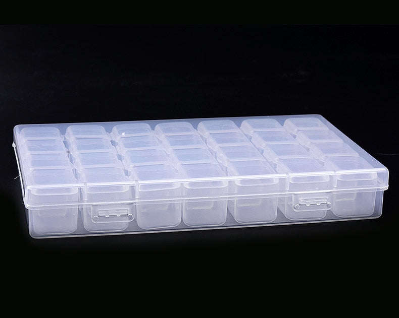 Plastic Empty Storage Case Boxes Manicure Tools Jewellery