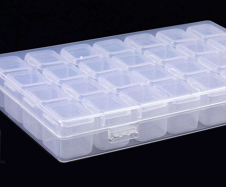 Plastic Empty Storage Case Boxes Manicure Tools Jewellery