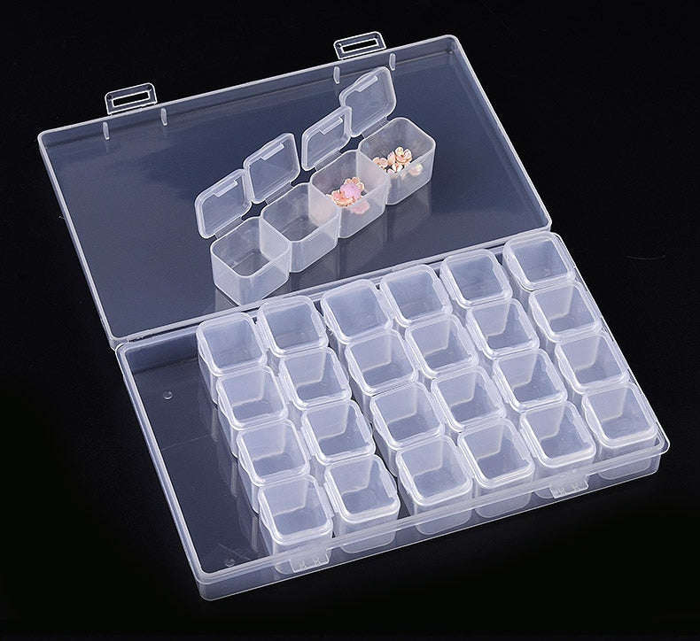 Plastic Empty Storage Case Boxes Manicure Tools Jewellery