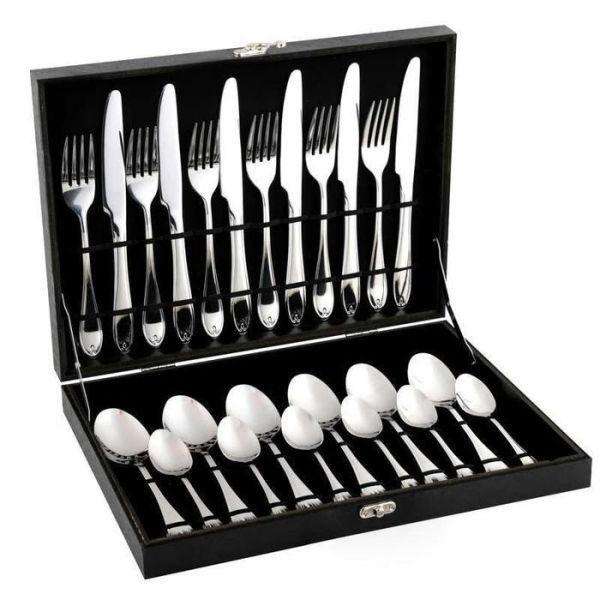 24 Piece Cutlery Set- Silver