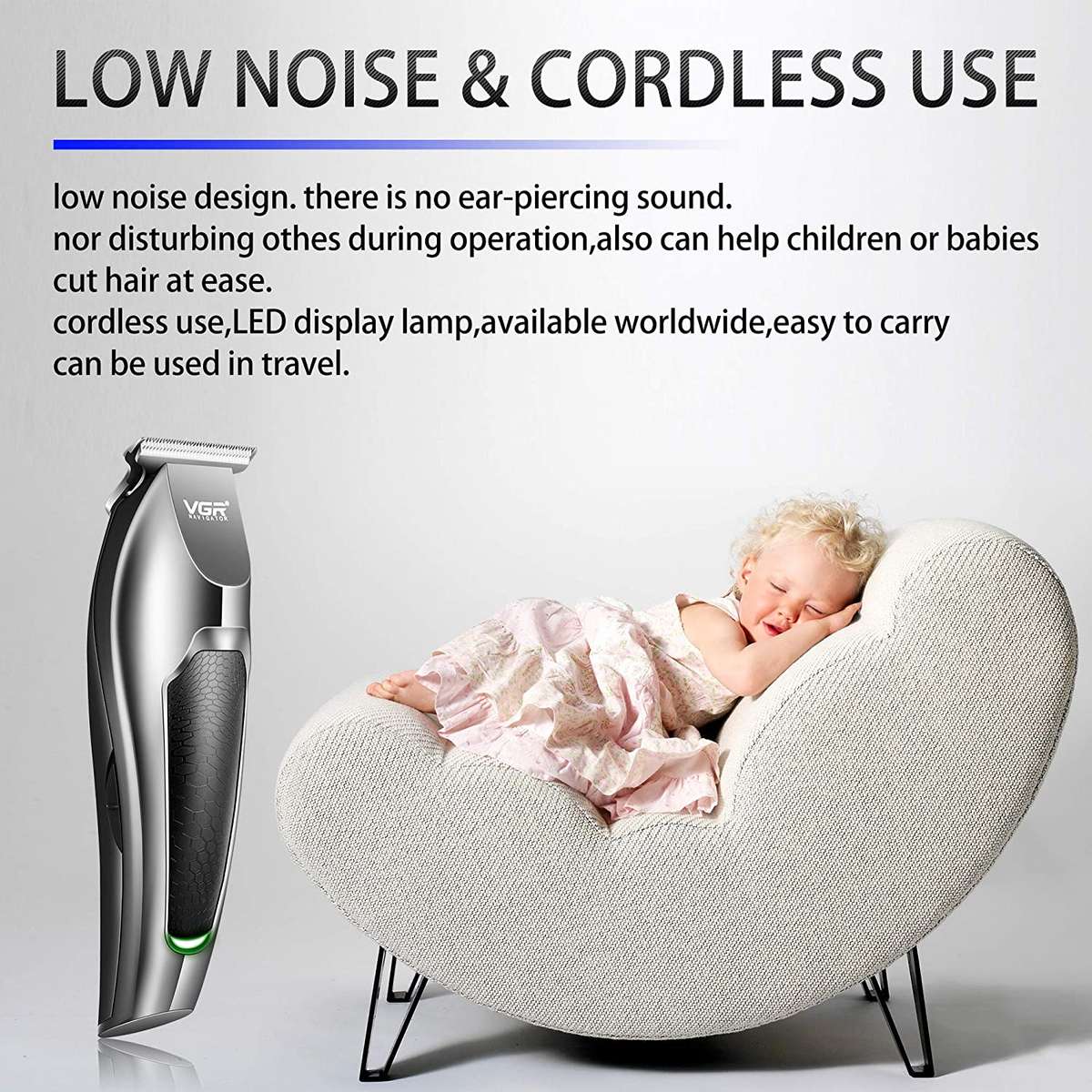 VGR Professional Grooming Hair Trimmer