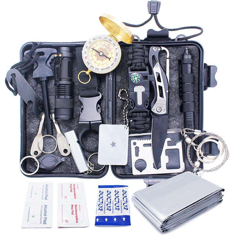 18 In 1 Emergency Survival Kit Tactical Defense