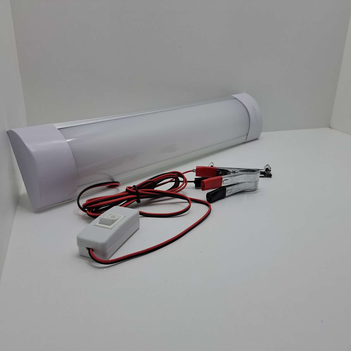 12v LED Tubelight with Switch 370mm