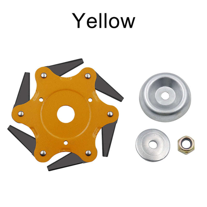 Universal Grass Trimmer | With 6 teeth steel head - Red