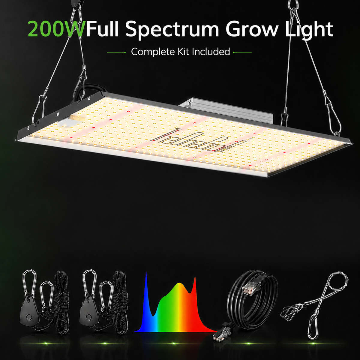200W Full Spectrum LED | Led Panel Light  for Indoor/Tent Plants Growing