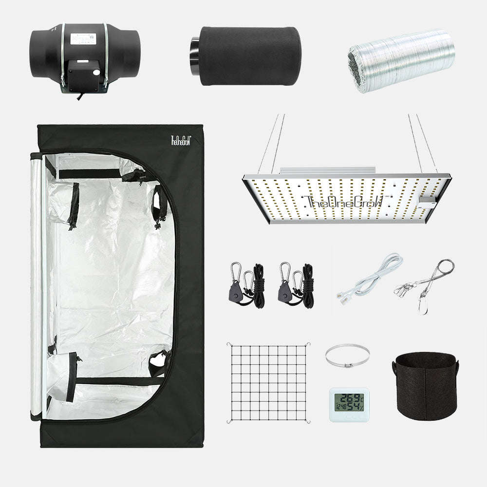 ! HOT Sale 120W plant  light with 90x90cm Grow Tent Kit  --- TheOneGrow