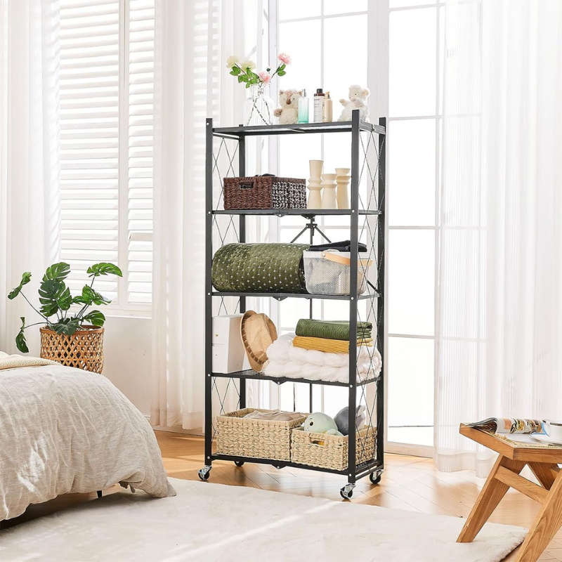 Nu Dekor - 5 Tier Foldable Storage Organizer Rack