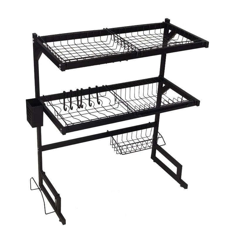 Compact - 2 Tier Over Sink Dish Drying Rack