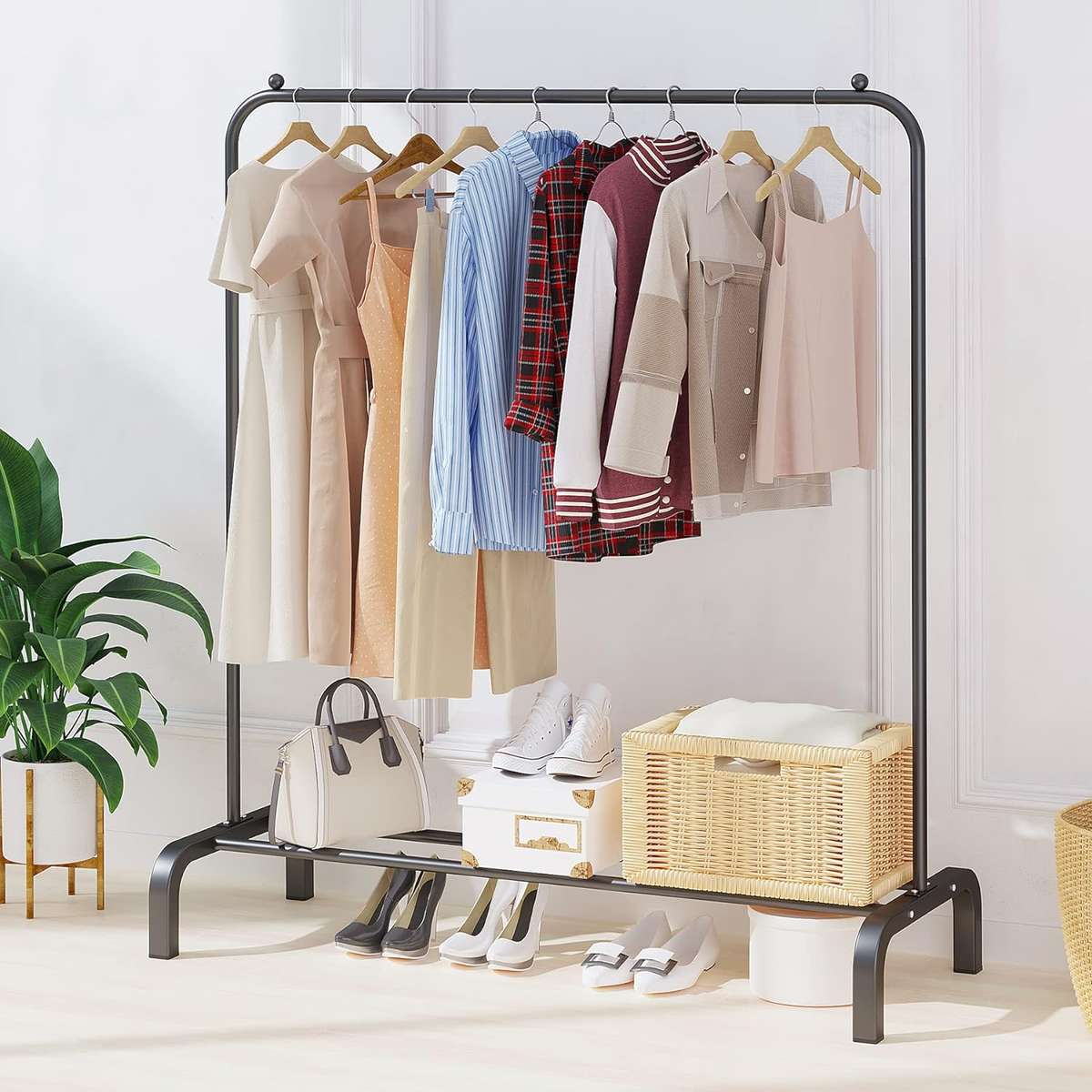 Nu Dekor - Heavy Duty Clothing Rail Storage Rack