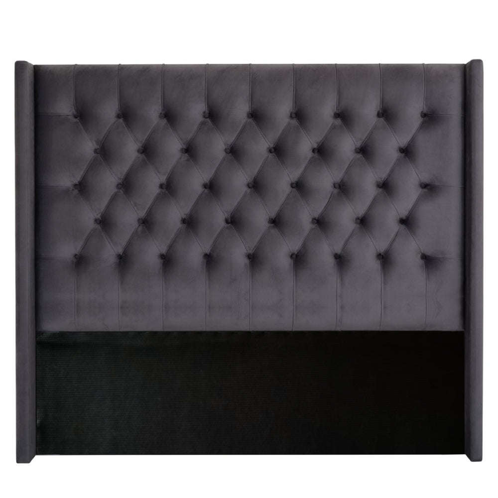 Nu Dekor - Diamante Velvet Paneled Tufted Headboard