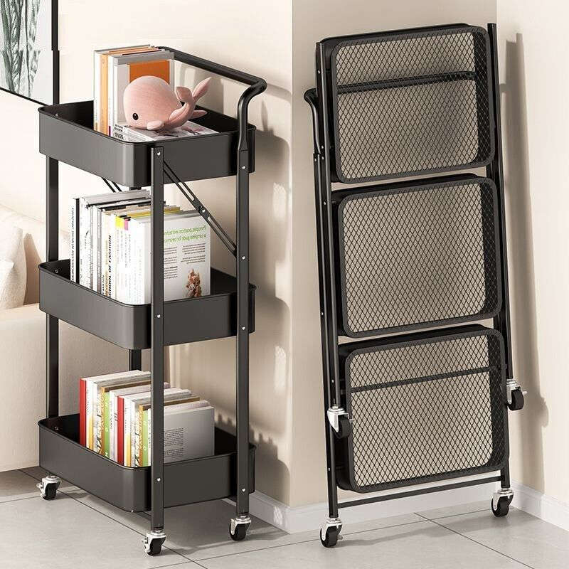 Nu Dekor - 3 Tier Multifunctional Kitchen Storage Trolley Rack
