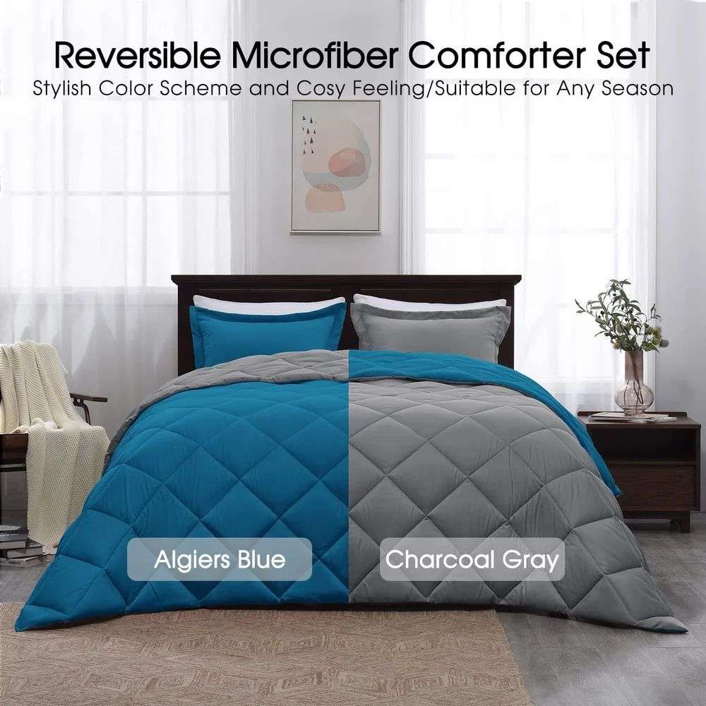Nu Dekor - Reversible 5pc Comforter Set