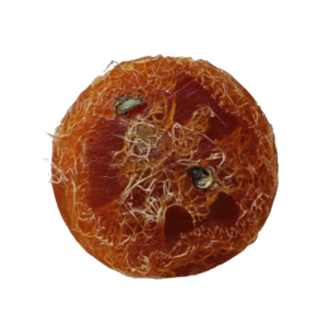 Healing Turmeric and Lemongrass natural Loofah SOAP with a SOAP Dish