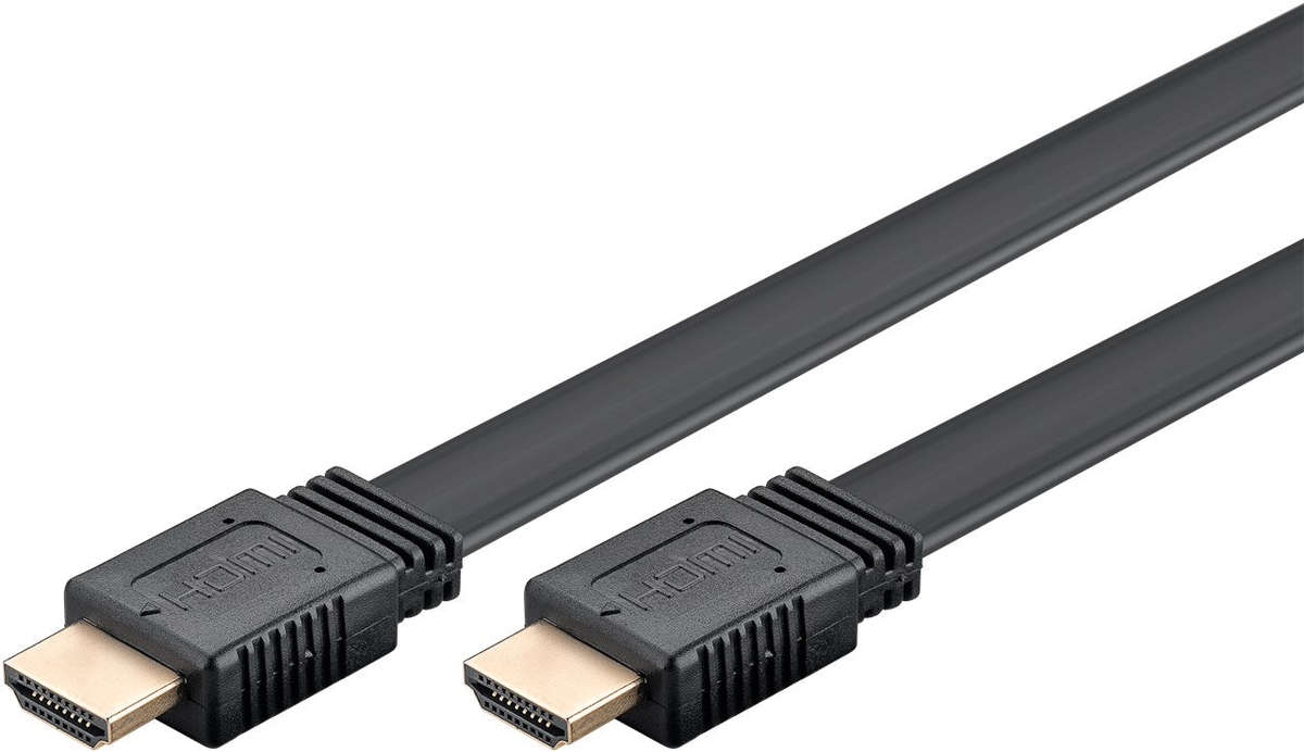Goobay High Speed HDMI Flat Cable with Ethernet