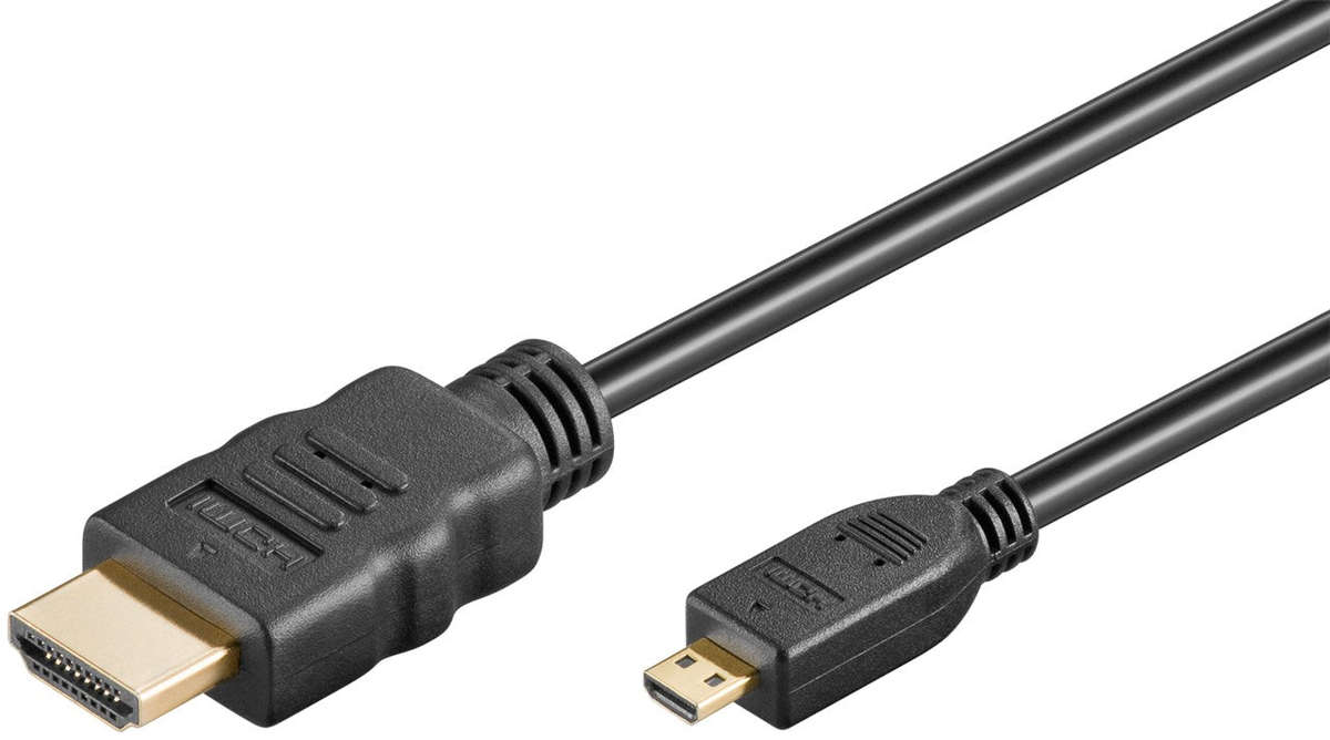 GOOBAY HDMI to Micro HDMI High Speed Cable with Ethernet