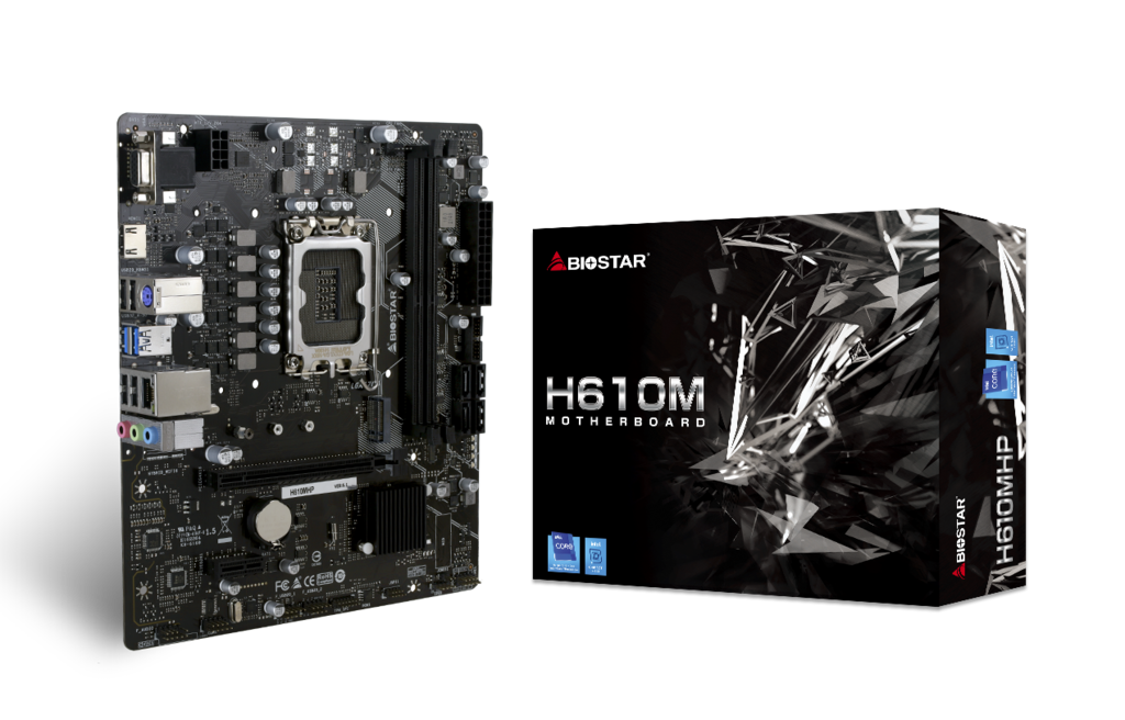Biostar H610MHP MicroATX Motherboard - Socket 1700