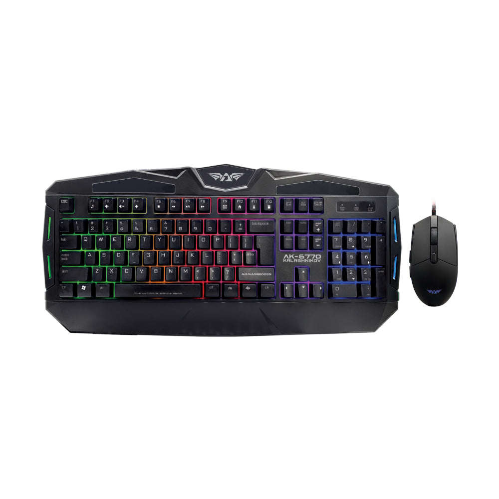ARMAGGEDDON AK-6770 Kalashikov Gaming Keyboard and Mouse