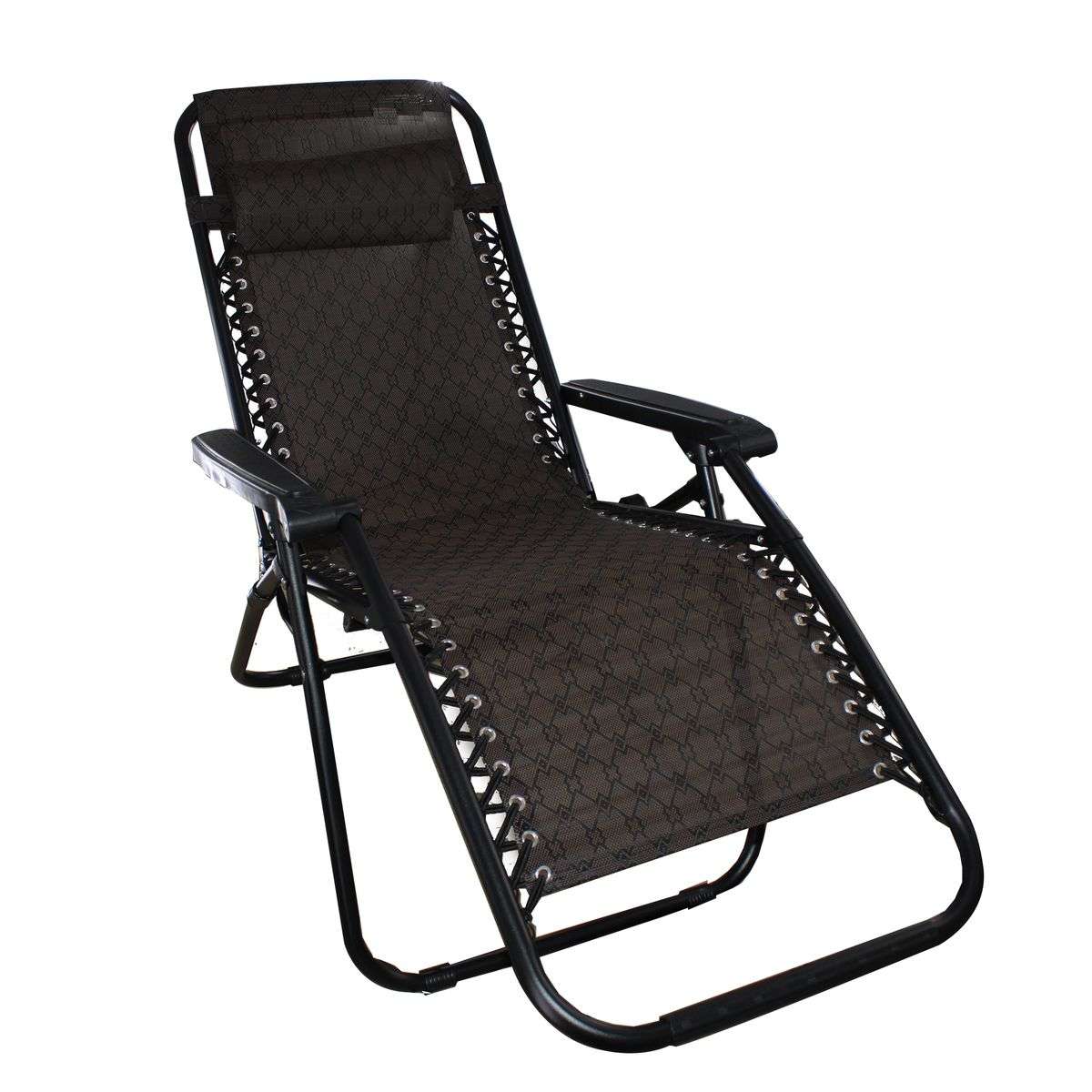 2 in 1 Zero Gravity Folding Recliner & Deck Chair with Removable Headrest