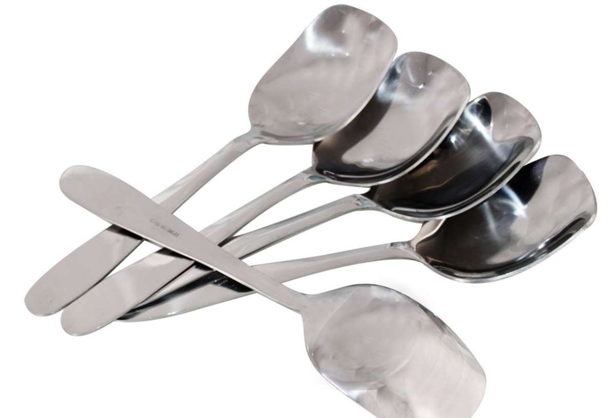 5 Piece Stainless Steel Serving Spoons