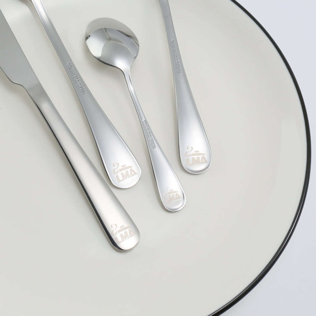 LMA Authentic 24 Piece Stainless steel Cutlery Dinner Set -Silver