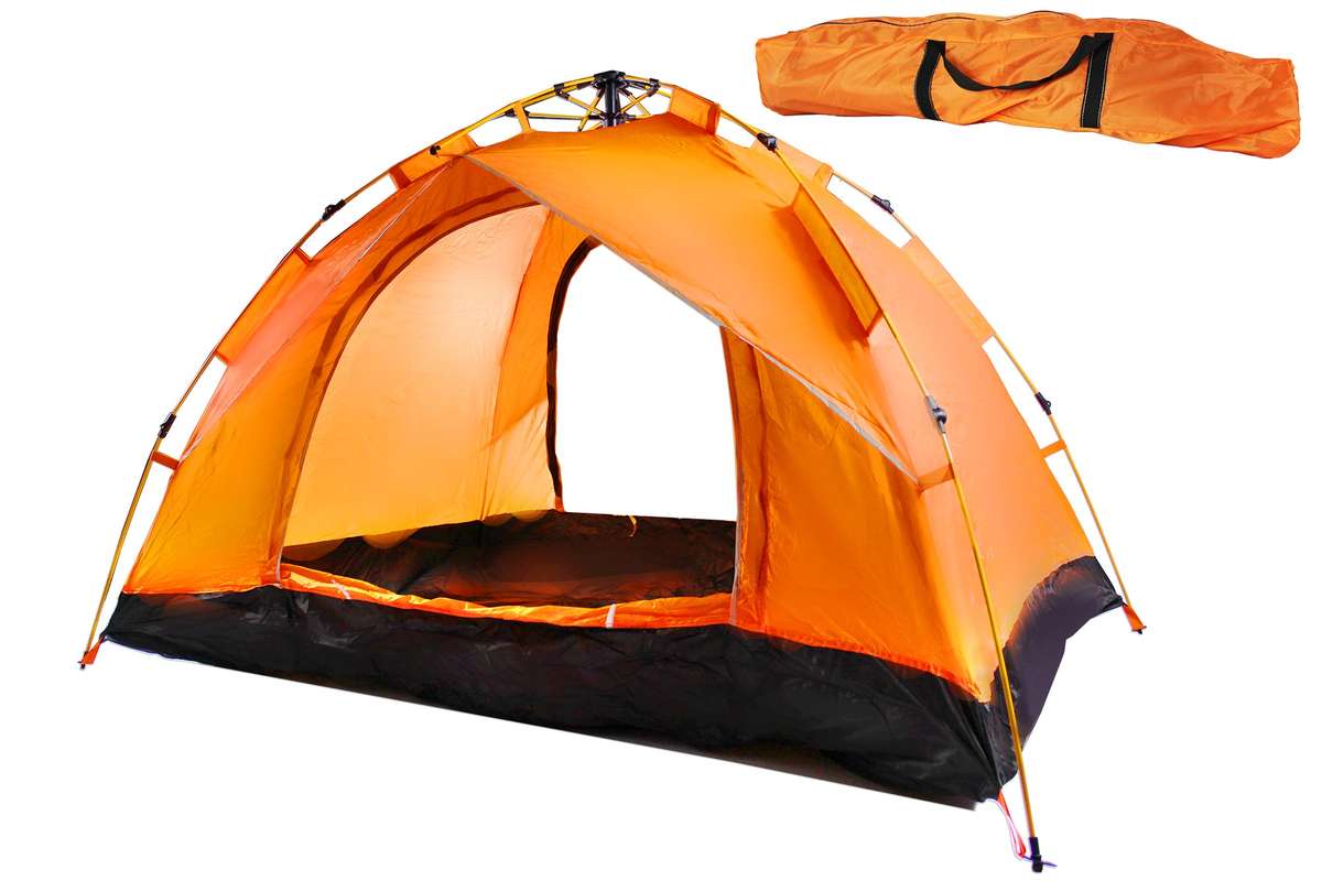 Water-resistant Camping Tent with Carry Bag - 205 x 130cm