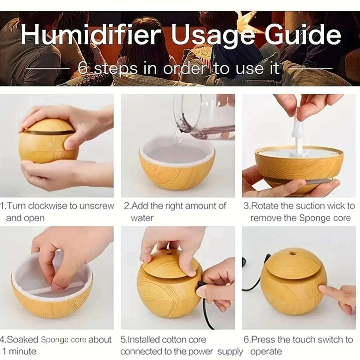 ULTRASONIC AROMA HUMIDIFIER