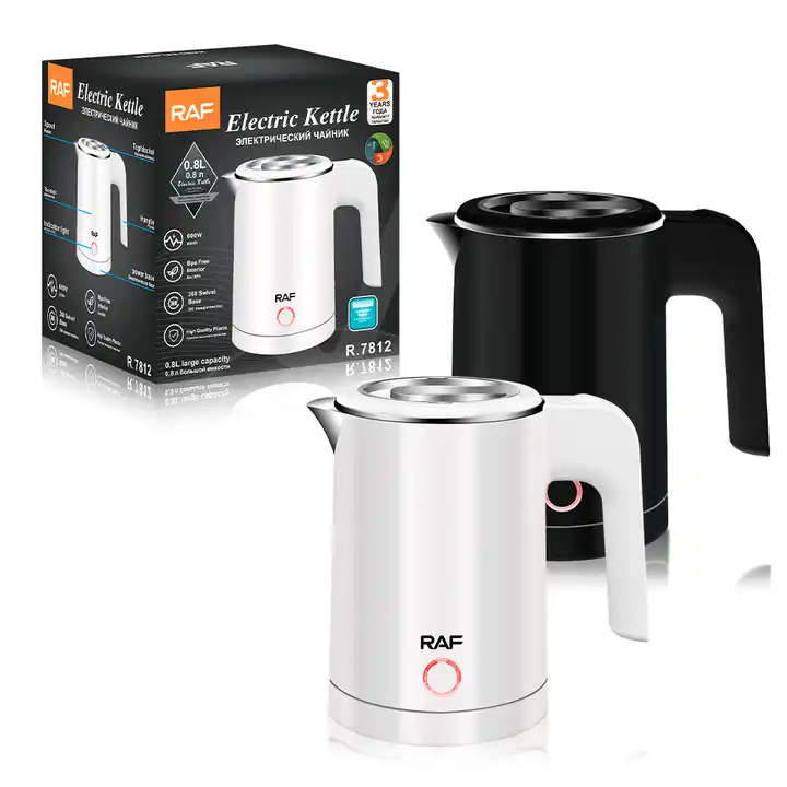RAF Kitchen Kettle Fast Electric Heating Double Layer Anti-Dry Kettle