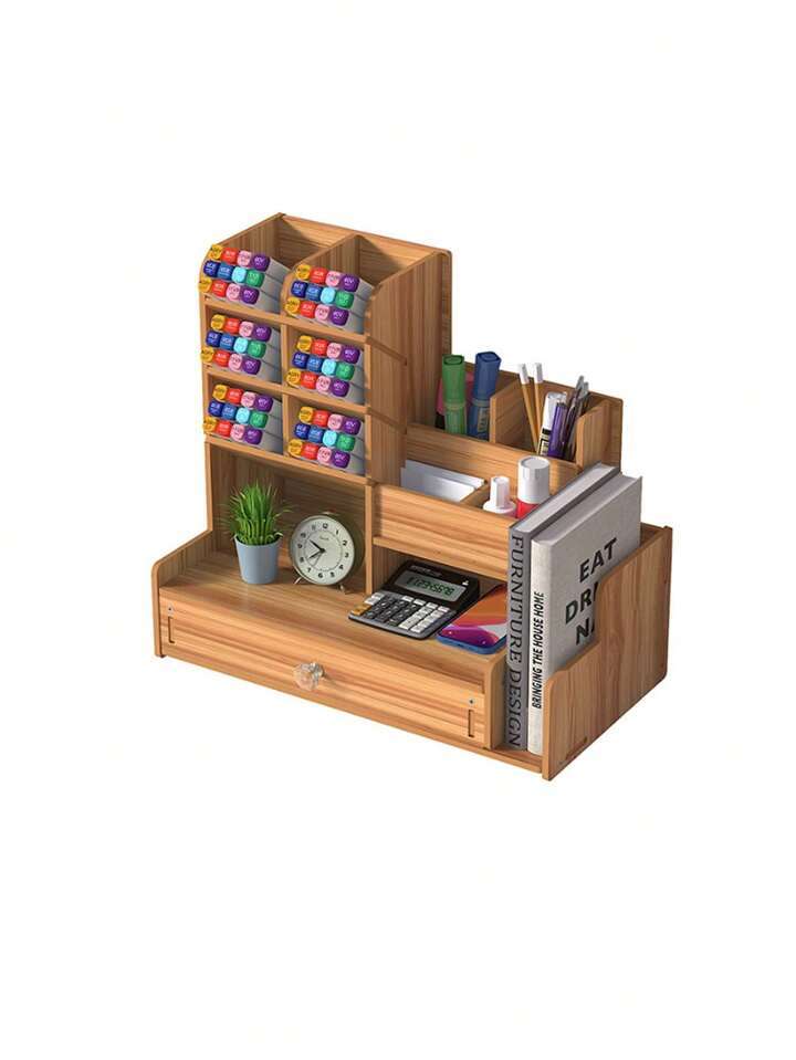 WOODEN DESK ORGANIZER