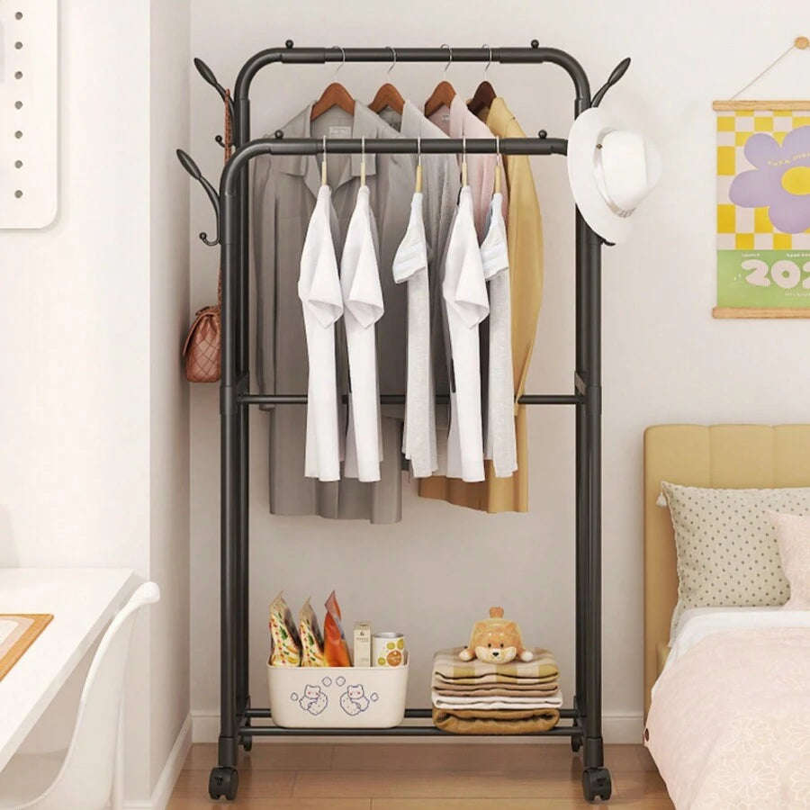 CLOTHES AND HATS RACK(WHITE)