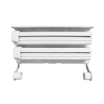 3 in 1 Wrap Center Holds Silver Foil Plastic Wrap and Paper Towels 3 in 1 Kitchen Triple Paper