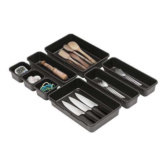 Essentials Interlocking Drawer Organizer Set of 8 Divider