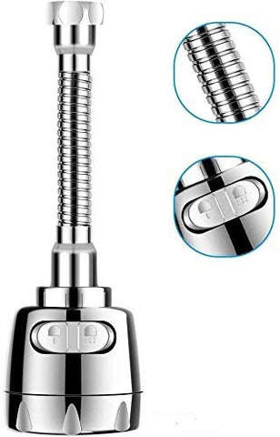 360° Swivel Tap Aerator Universal Kitchen Tap Spray Head Water Saving Tap