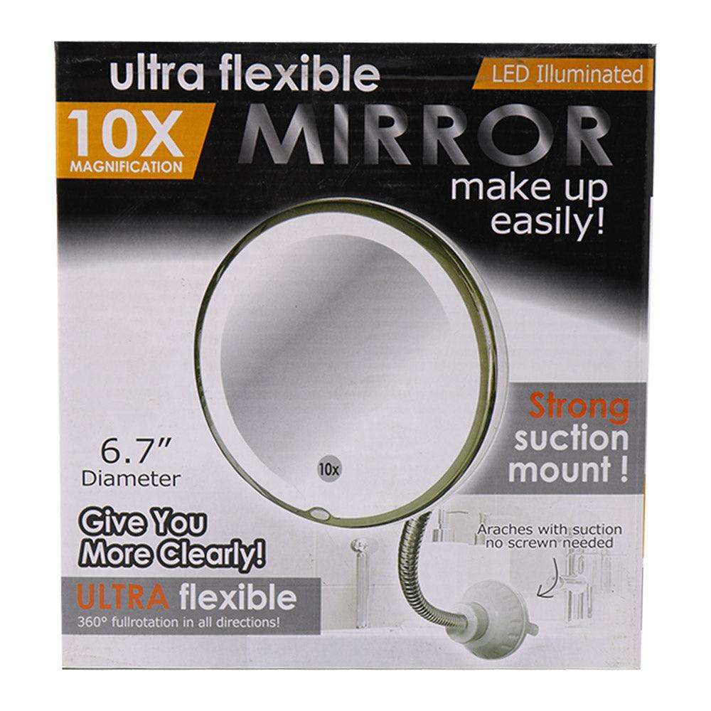 Ultra FLEXIBLE MIRROR 10x Magnification With Super Strong Suction Cups
