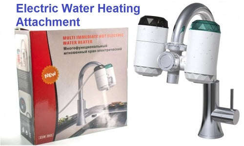 Water Heater - Instant Heating Faucet Attachment - Dual Purpose Heating Tap Attachment