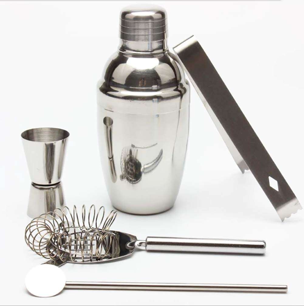 5-Piece Wine and Cocktail Mixing Bar Set, Bartender Kit Home Cocktail Mixology Tool Kit, Large 25 oz