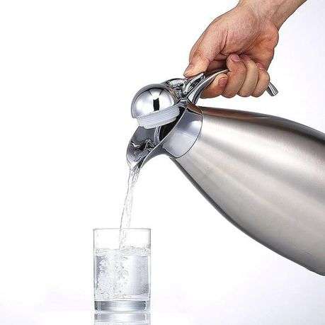 2 Liter Double Walled Vacuum Stainless Steel Coffee Carafe