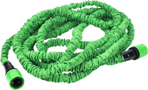 50FT Extra Long Retractable Expandable Magic Garden Hose Pipe & Spray Gun