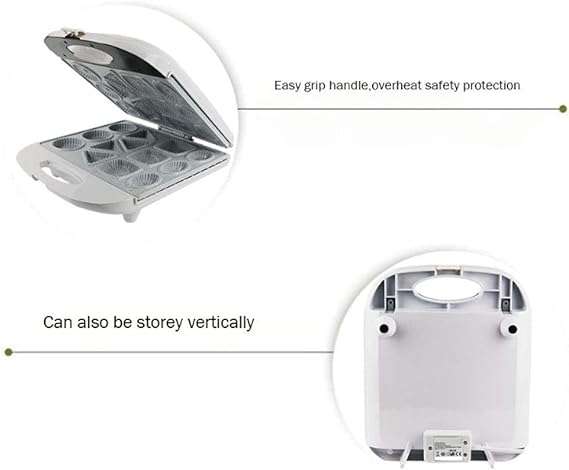 Electric Biscuit Maker, Cake Snack Cookie Machine, Non Stick Mold, Creative Quick Breakfast Kitchen