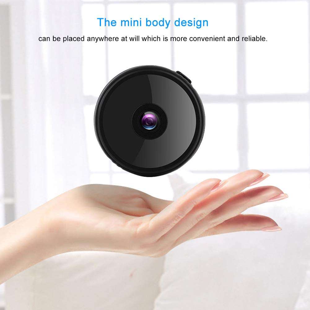 Mini Camera,1080P HD WiFi Mini Sports Camera,Wireless Network 150° Covering Wide Angle DV Night Visi