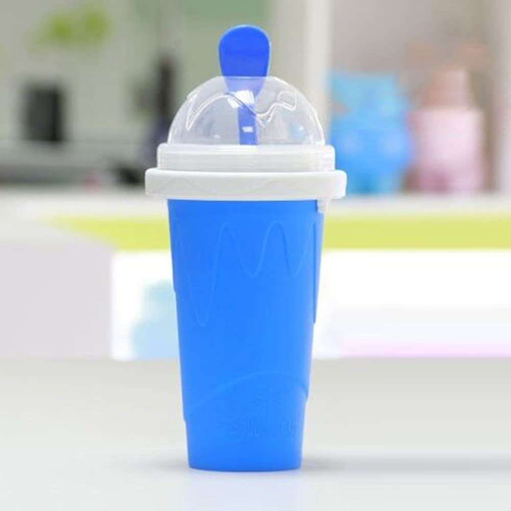 Slushy Maker Cup The Tiktok Frozen Magic Squeeze Cup Double Layer Magic Quick Frozen Smoothies Cup