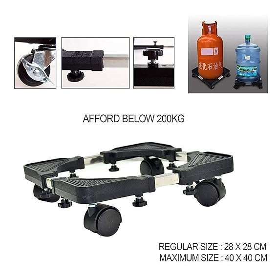 Heavy Duty Adjustable Front & Top Loading Washing Machine/Refrigerator/Fridge Stand