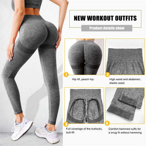 2 Pcs Set Women Workout Clothing Gym Yoga Set Fitness Sportswear