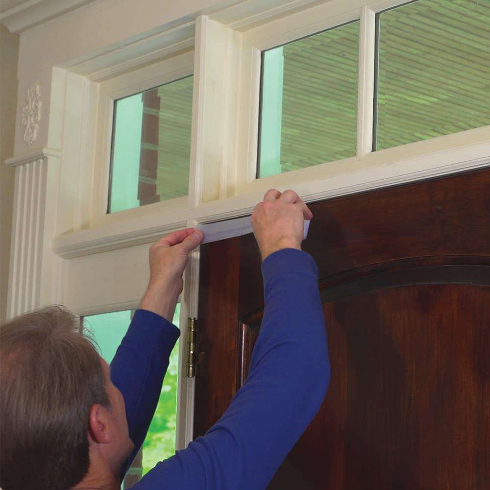 Alien Draft Seal Under Door Draft Stopper 1 Roll 195 in. Anti-Drip Adhesive and Flexible Flap to Sea