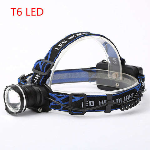 Zoom Focus Fish Eye Headlight Bright T6 Led 3 Modes