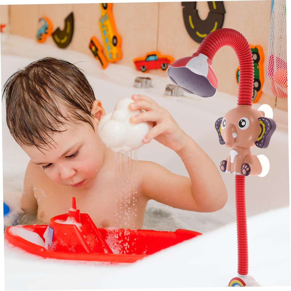 Electric Shower Head Bathtoys Water Playing Toys Bathing Toys Bath Shower Toy Kids Water Toy Bath To