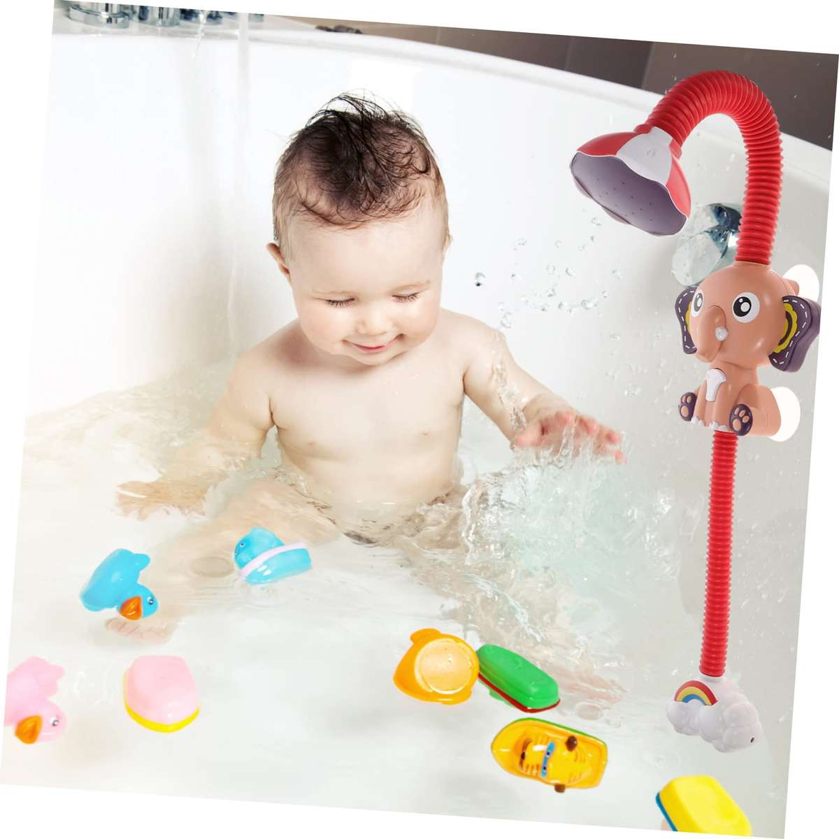 Electric Shower Head Bathtoys Water Playing Toys Bathing Toys Bath Shower Toy Kids Water Toy Bath To