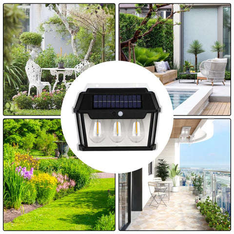 Outdoor Security Lights High Conversion Solar Lights with 3 Modes Easy to Use Outdoor Wall Lights