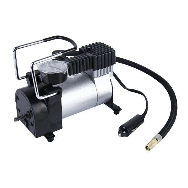 DC 12V 12A Heavy Duty Air Compressor With Pressure Gauge And Three Nozzle Adapters 965KPA
